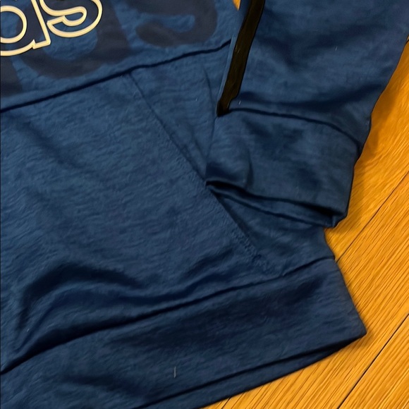 Adidas Blue Kids Hoodie M 10/12 - Picture 5 of 5